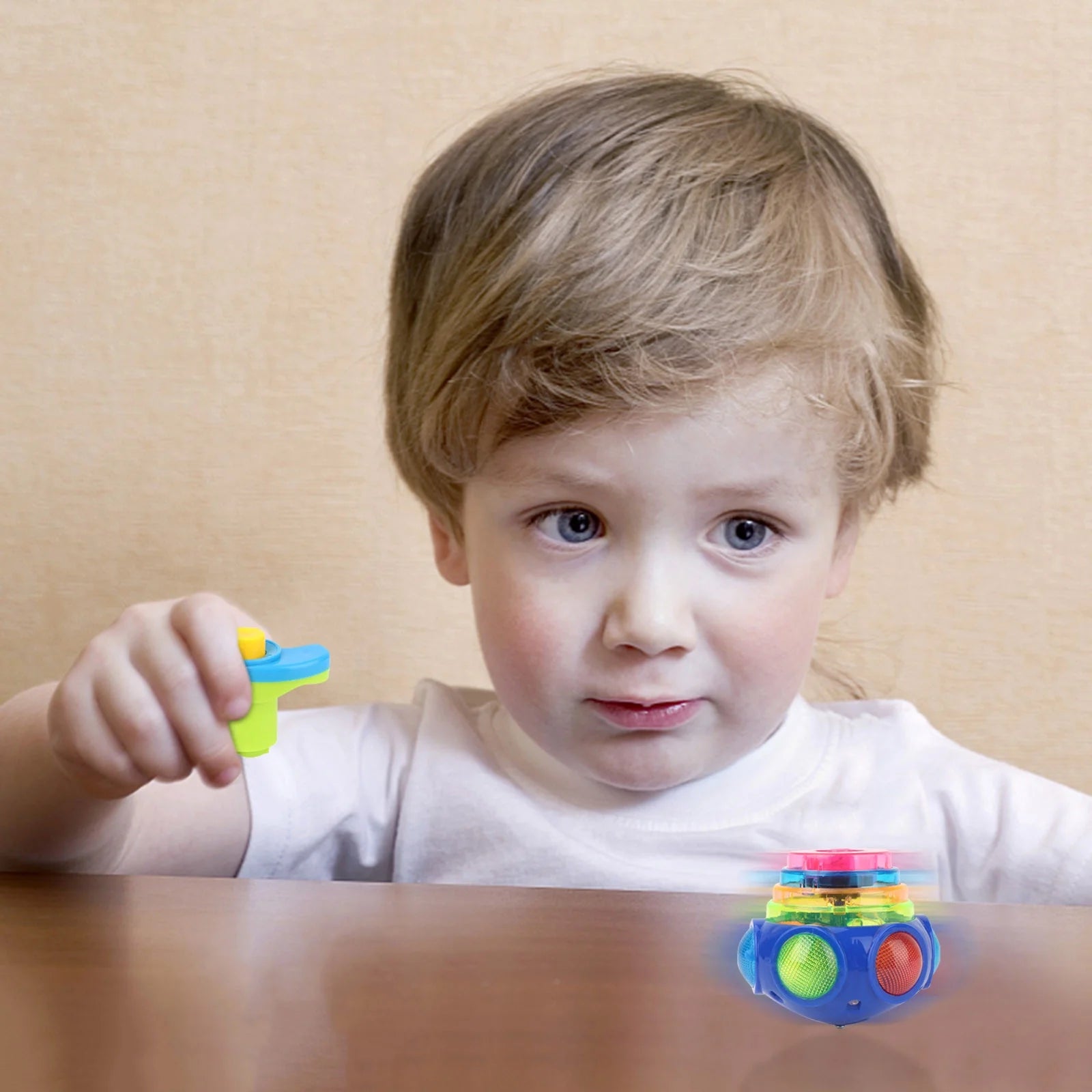 up to 50% off Toys, Light up Spinning Tops for Kids, Flashing LED Lights, Birthday Party Favors, Goodie Bag Fillers for Boys and Girls, Stocking Stuffers Display Box