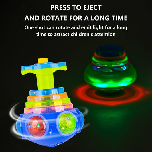 up to 50% off Toys, Light up Spinning Tops for Kids, Flashing LED Lights, Birthday Party Favors, Goodie Bag Fillers for Boys and Girls, Stocking Stuffers Display Box